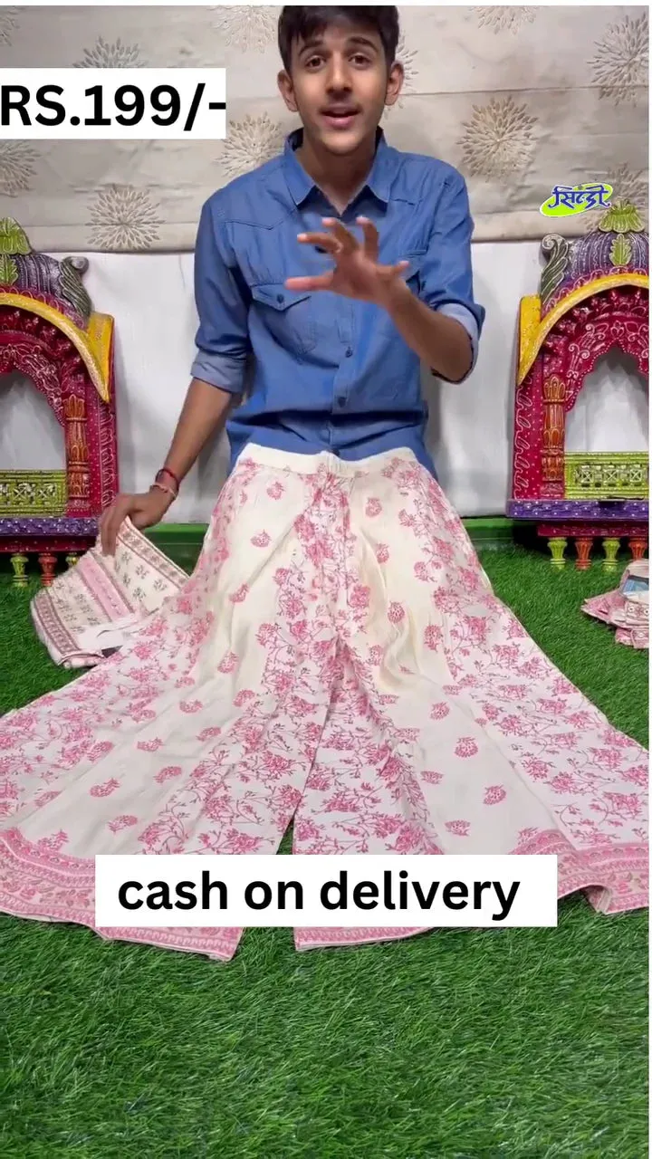 Fashion’s Heavy Embroidered Worked Plazzo Pair - Image 2